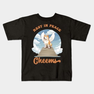 Rest In Peace Cheems Kids T-Shirt